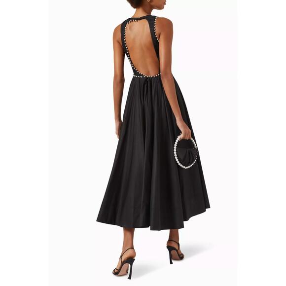 Aje Florence Pearl Trim Midi Dress - Picture 3 of 15